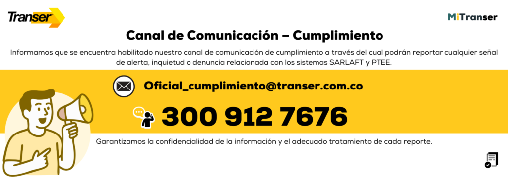 Transer Programa de Transparencia y Ética - PTE - Transer